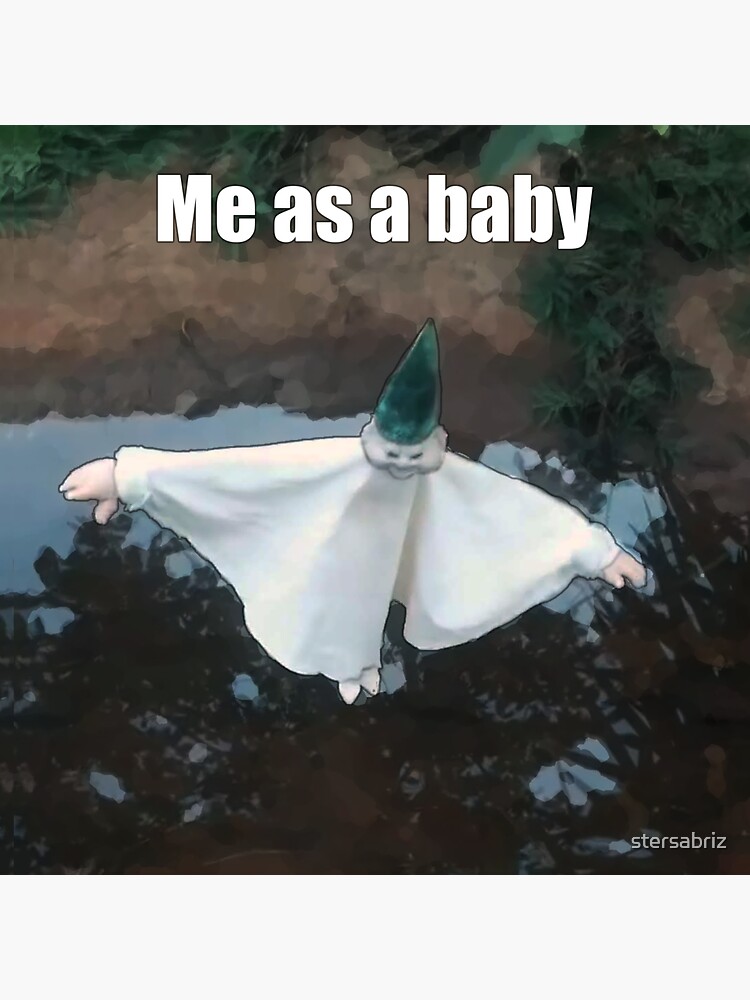 "Me as a baby Tik Tok meme" Sticker for Sale by stersabriz Redbubble
