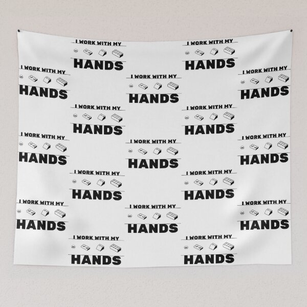 Item preview, I Work With My Hands - Design Parody      designed and sold by CinemaPresse.