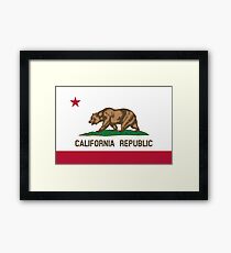 California Flag Framed Print