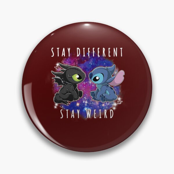 Item preview, Toothless And Stitch Stay Different Stay Weird Short Sleeve  designed and sold by waldosimon14.