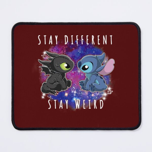 Item preview, Toothless And Stitch Stay Different Stay Weird Short Sleeve  designed and sold by waldosimon14.