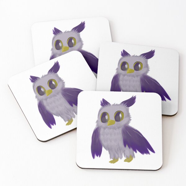 Item preview, Cute Owl Drawing designed and sold by WeHeartAnimals.