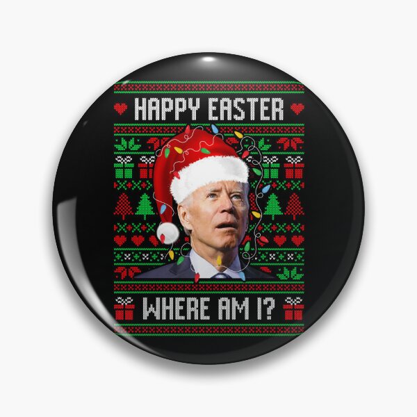 Artikelvorschau, Joe Biden Frohe Ostern, wo bin ich hässlicher Weihnachtspullover entworfen und verkauft von RosannaArt.