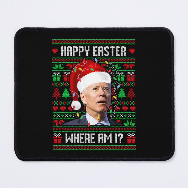 Item preview, Joe Biden Happy Easter Where Am I Ugly Christmas Sweater designed and sold by RosannaArt.