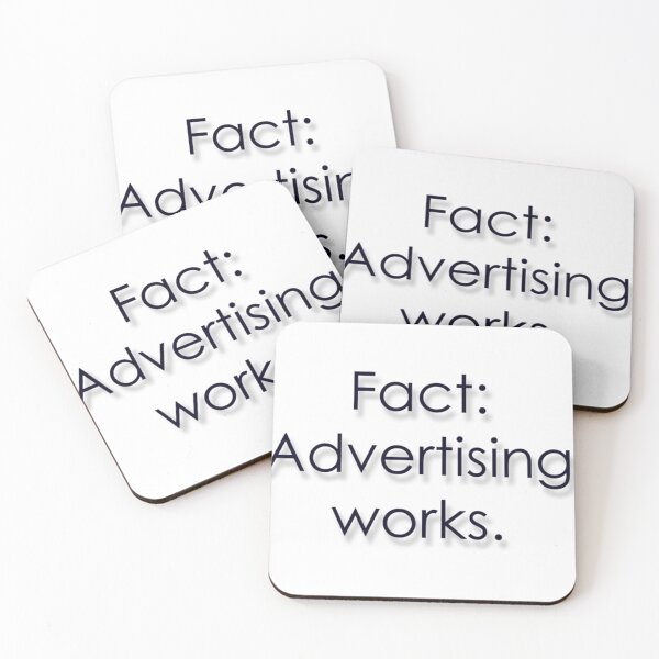 Item preview, Fact Advertising Works     designed and sold by PackAPunchDesi.