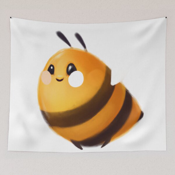 Item preview, Cute Bee Drawing designed and sold by WeHeartAnimals.