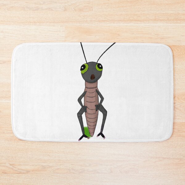 Item preview, Cute Cricket Drawing designed and sold by WeHeartAnimals.