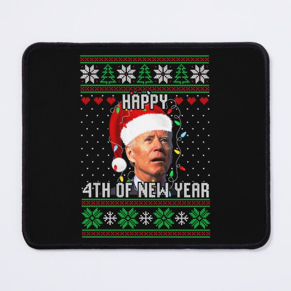 Item preview, Funny Joe Biden Happy 4th Of New Year Ugly Christmas Sweater designed and sold by RosannaArt.