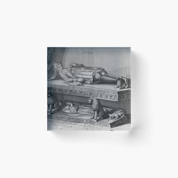 Item preview, Tomb Ulrich von Werd, Gravure, 1761 designed and sold by Lacasadellora.