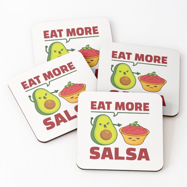 Item preview, Eat More Salsa Funny Avocado designed and sold by jaygo.