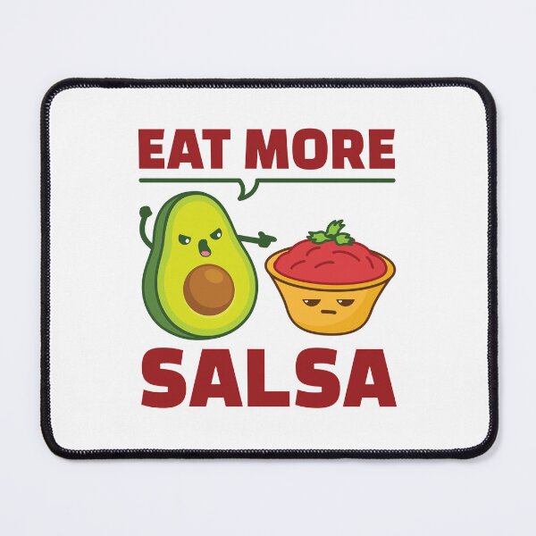 Item preview, Eat More Salsa Funny Avocado designed and sold by jaygo.