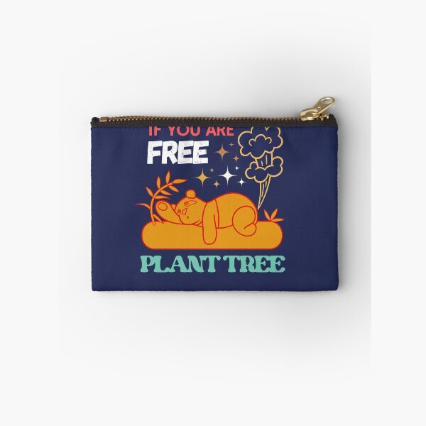 Item preview, If you are free plant tree funny sleeping panda, Save the earth, Make earth green, save the planet, save water, save soil designed and sold by dsignstore911.