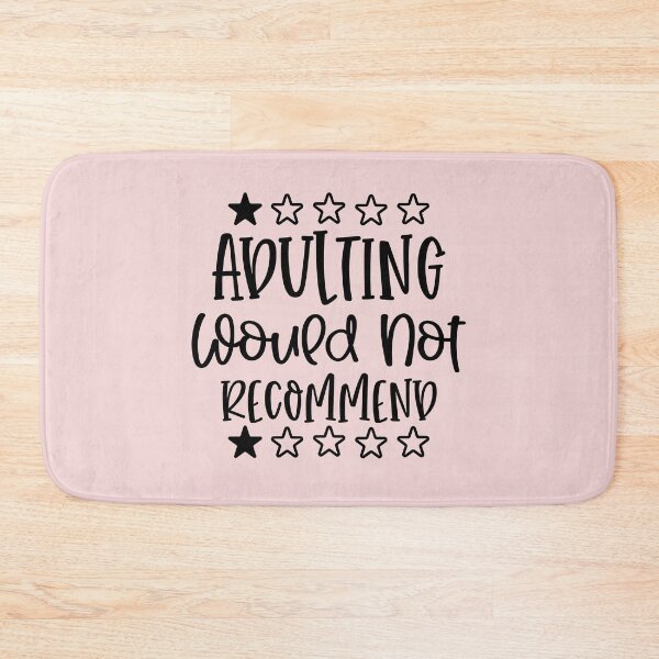 Item preview, Adulting would not recommend with stars designed and sold by Cordiality.