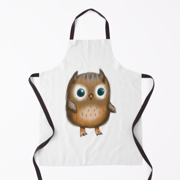Item preview, Cute Owl Drawing designed and sold by WeHeartAnimals.