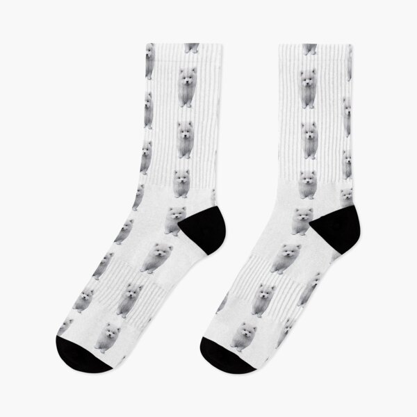 Item preview, Cute Samoyed Drawing designed and sold by WeHeartAnimals.