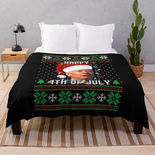 Item preview, Funny Joe Biden Happy 4th Of July Ugly Christmas Sweater designed and sold by RosannaArt.