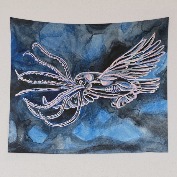 Item preview, Deep Sea Squid Owl designed and sold by RaLiz.