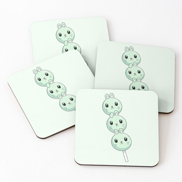 Item preview, bunny skewer-green designed and sold by gummieturtle.