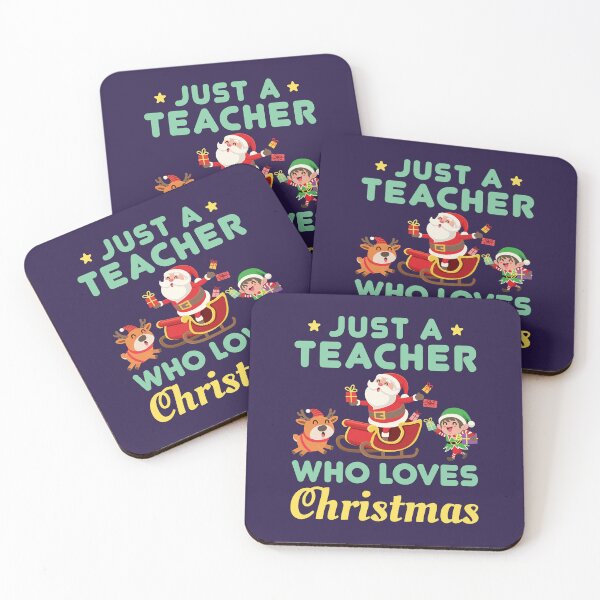 Item preview, Just a Teacher Who Loves Christmas designed and sold by jaygo.