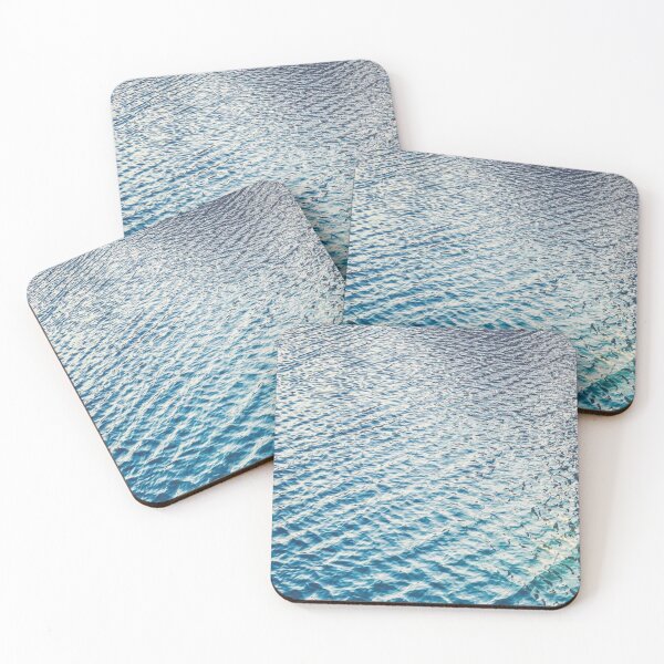 Item preview, Ripples and light on the surface of blue green water. designed and sold by claireseyeview.
