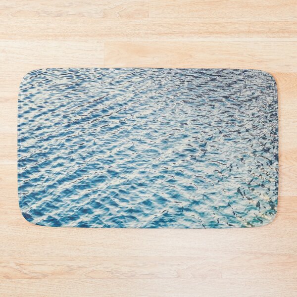 Item preview, Ripples and light on the surface of blue green water. designed and sold by claireseyeview.