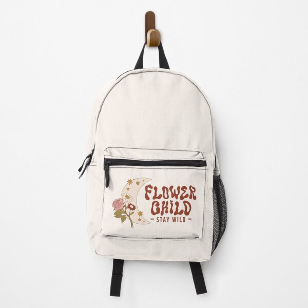Item preview, Cute Crescent and Flower Child Typography designed and sold by bolimj.