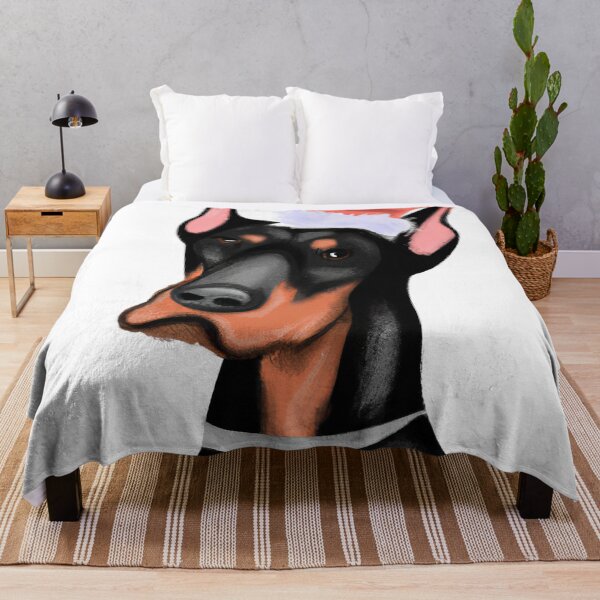 Item preview, Cute Dobermann Drawing designed and sold by WeHeartAnimals.