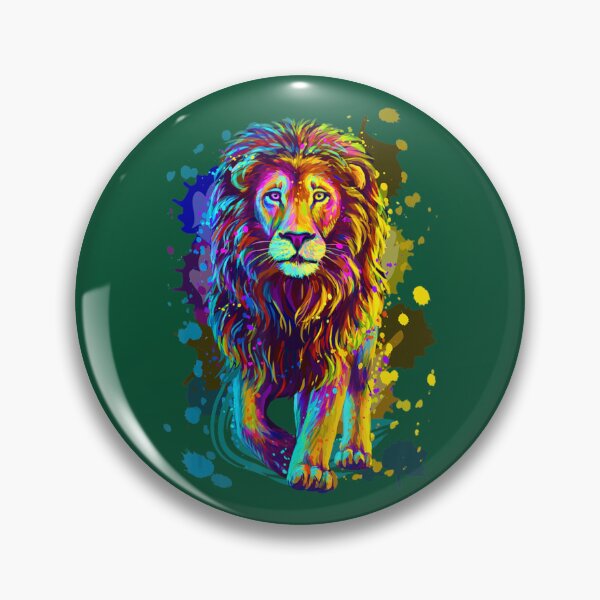 Item preview, Cool Colorful Wild Lion Stylish  Lion Graphic Design                    designed and sold by UKAmobile.