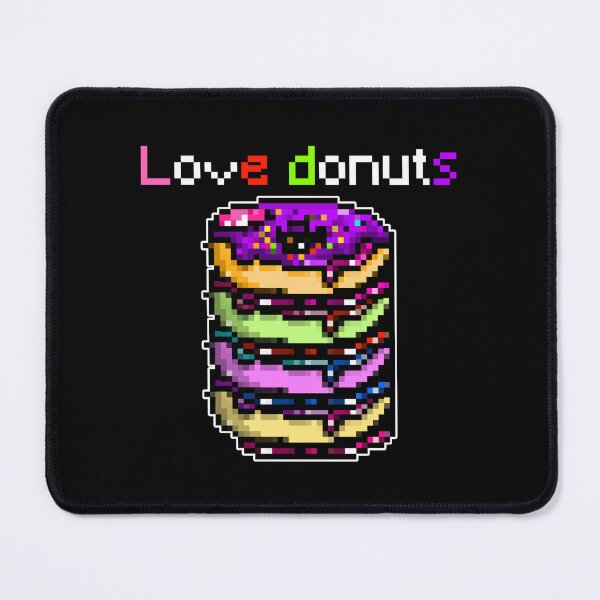 Item preview, Love donuts - pixel art designed and sold by Sweet Bee's.