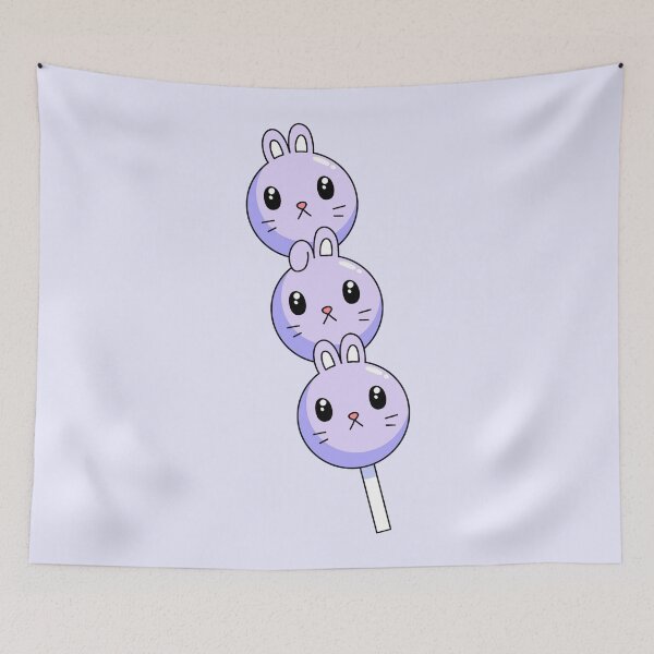 Item preview, bunny skewer-purple designed and sold by gummieturtle.