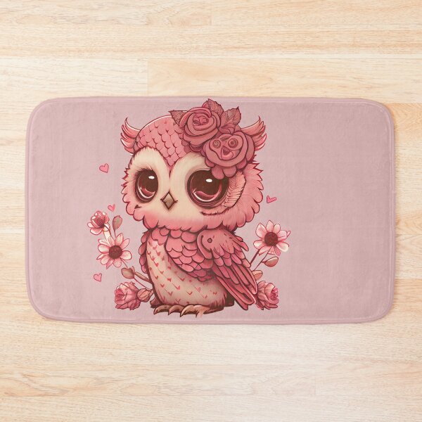 Item preview, Cute Pink Valentine Owl with Roses, Bride Owl, Tiny Owl , gift for owl lover, I’ll Owl ways love you, owl Valentine, coffee valentine designed and sold by Mumzy2many.