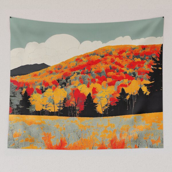 Item preview, Fall Splendor: Silkscreen Landscape designed and sold by Studio Axis.