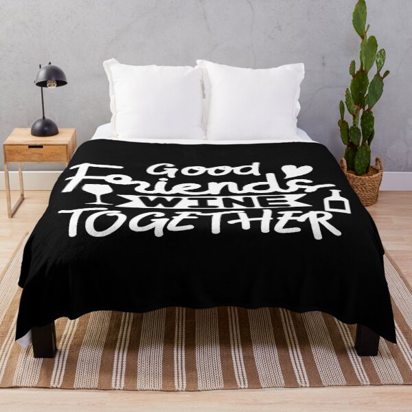 Item preview, Good friends wine together designed and sold by phassystore.