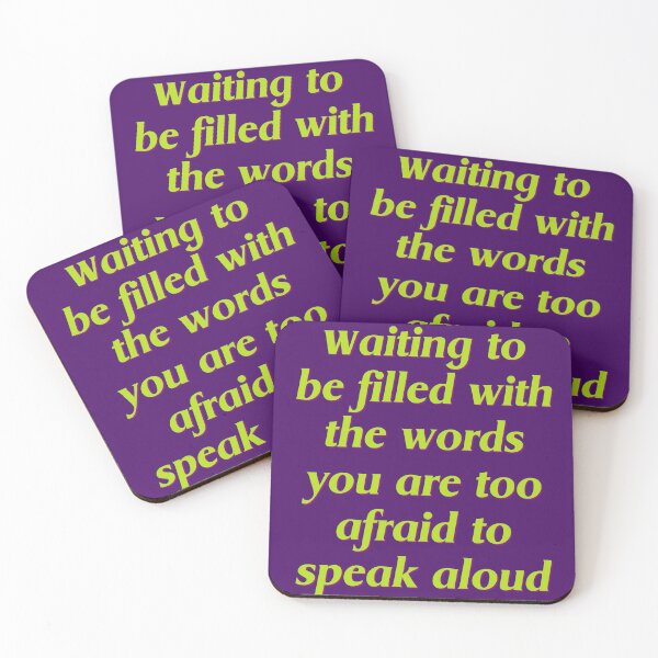 Item preview, Waiting to be filled with the words you are too afraid to speak aloud- Plum designed and sold by studioarchive.