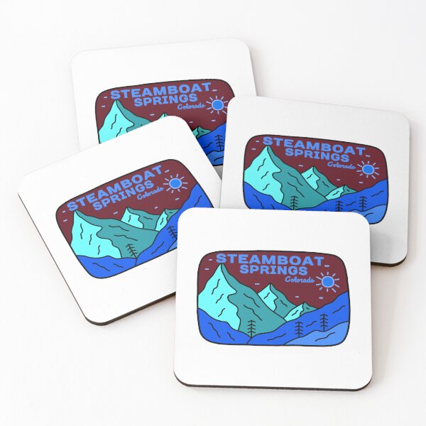Item preview, STEAMBOAT SPRINGS COLORADO Mountain Skiing Ski Snowboard Snowboarding designed and sold by DESTINATIONS DECAL.