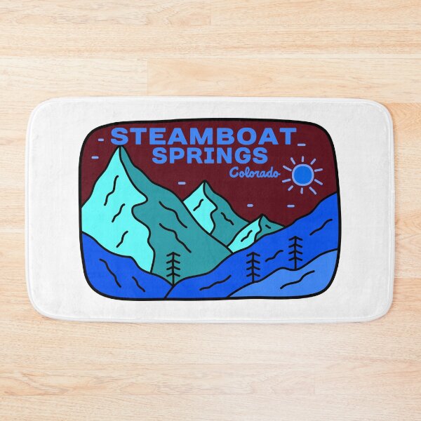 Item preview, STEAMBOAT SPRINGS COLORADO Mountain Skiing Ski Snowboard Snowboarding designed and sold by DESTINATIONS DECAL.