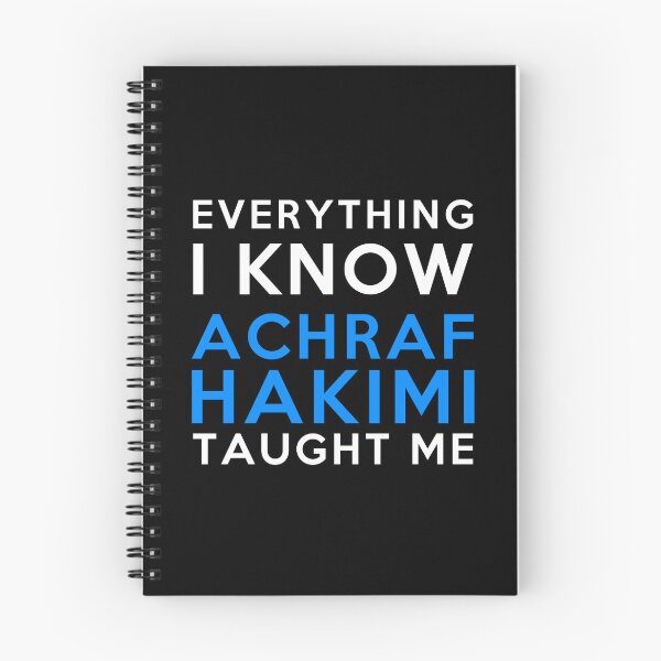 Item preview, Achraf Hakimi - Everything i know designed and sold by 2Girls1Shirt.