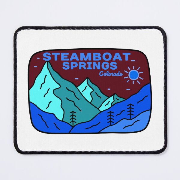 Item preview, STEAMBOAT SPRINGS COLORADO Mountain Skiing Ski Snowboard Snowboarding designed and sold by DESTINATIONS DECAL.