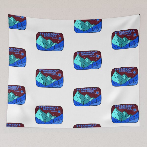 Item preview, STEAMBOAT SPRINGS COLORADO Mountain Skiing Ski Snowboard Snowboarding designed and sold by DESTINATIONS DECAL.
