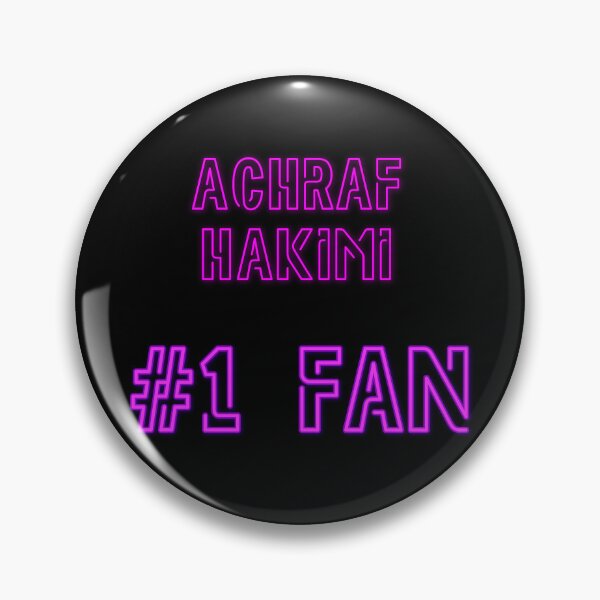 Item preview, Achraf Hakimi - #1 fan designed and sold by 2Girls1Shirt.