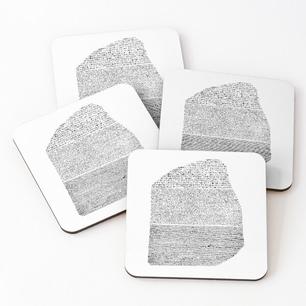 Item preview, Rosetta Stone Black Language Shape designed and sold by emhoteb.