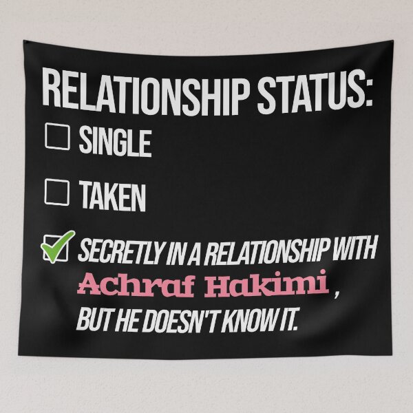 Item preview, Achraf Hakimi - Relationship designed and sold by 2Girls1Shirt.