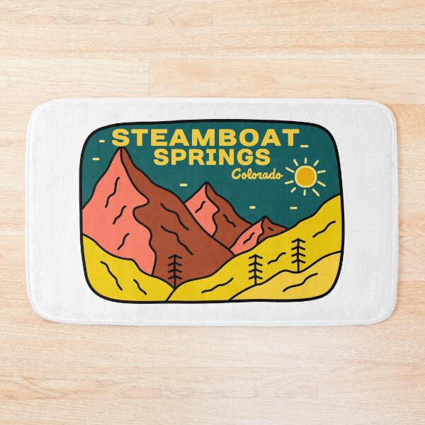 Item preview, STEAMBOAT SPRINGS COLORADO Mountain Skiing Ski Snowboard Snowboarding designed and sold by DESTINATIONS DECAL.