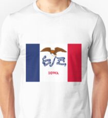 Iowa Flag Unisex T-Shirt