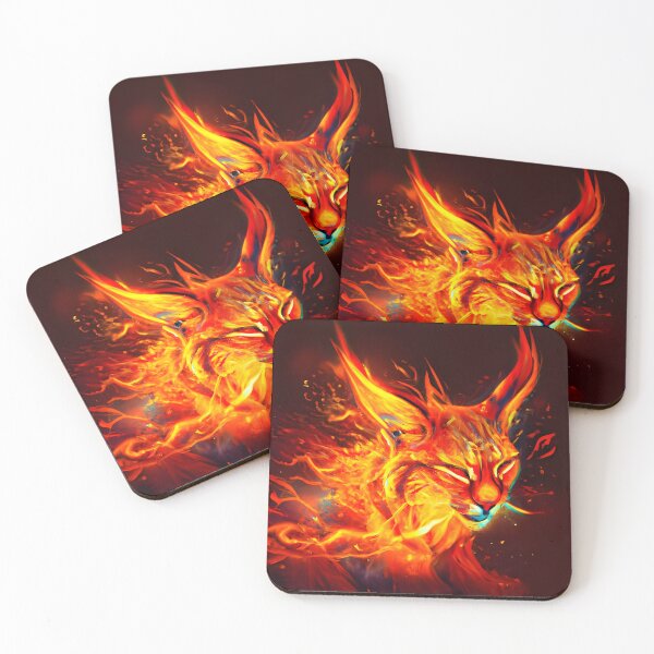 Item preview, AI Generated Art, Fire Lynx Ink Drawing designed and sold by ACC .