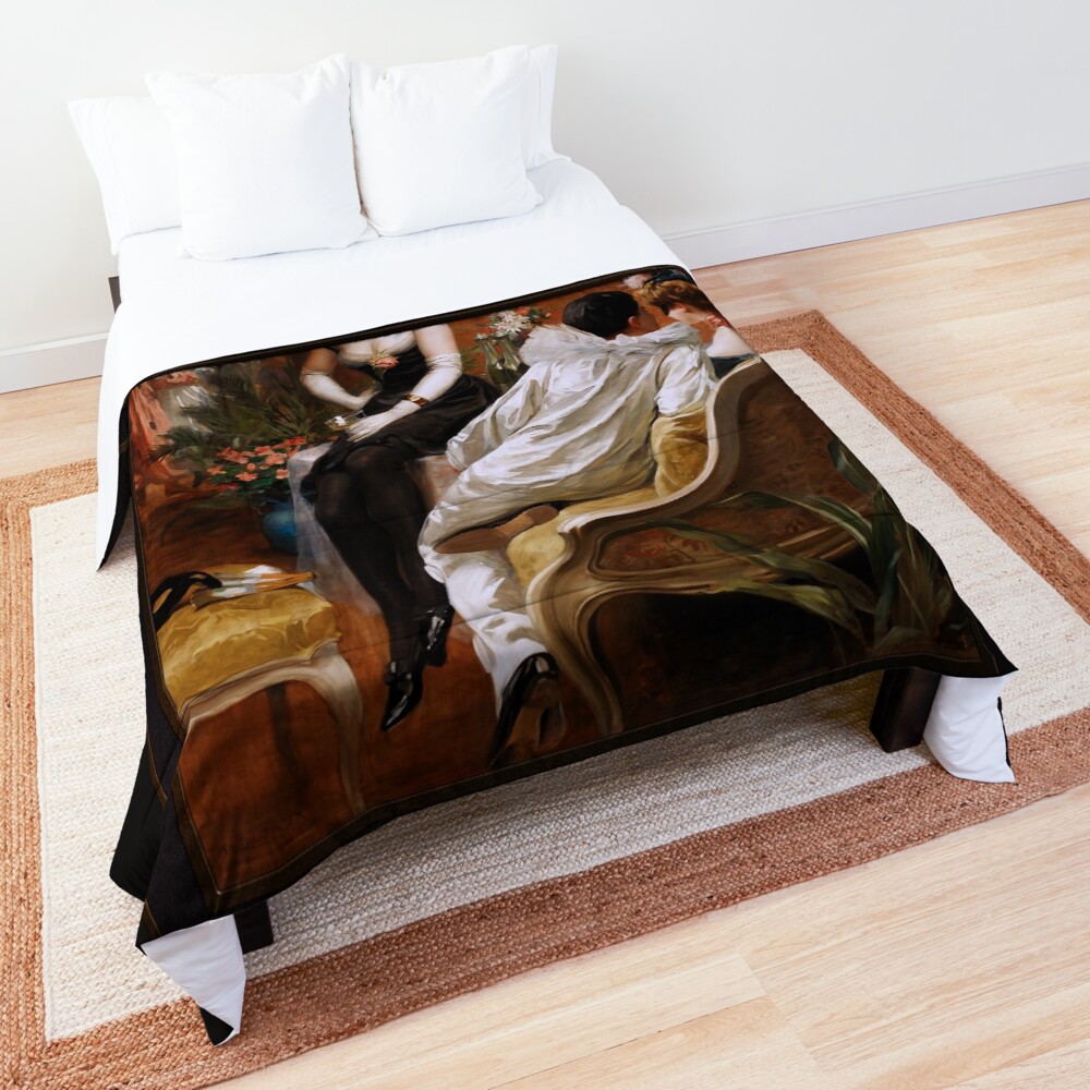 The Grand Ball by Frédéric Dufaux Remastered Xzendor7 Vintage Old Masters Reproductions Comforter
