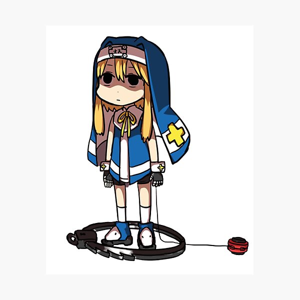 Bridget - Guilty Gear *90s graphic design* Pin for Sale by Carryneon