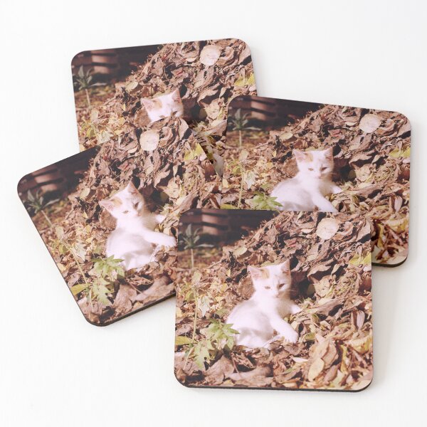 Item preview, Cat Jonny is lying in the leaves designed and sold by Gourmetkater.