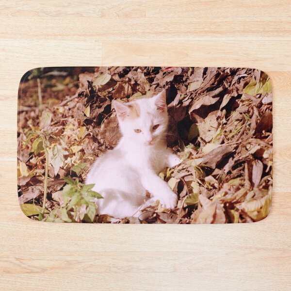 Item preview, Cat Jonny is lying in the leaves designed and sold by Gourmetkater.