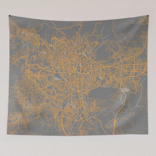 Item preview, Addis Ababa City Map of Ethiopia - Bauhaus designed and sold by deMAP.